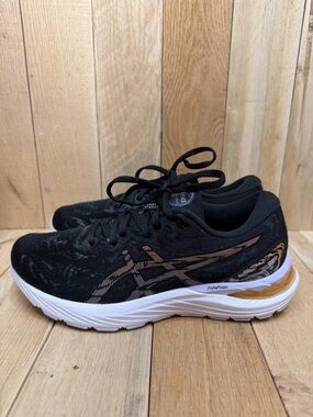 ASICS Gel-Cumulus 23 Athletic Running Shoes Black Sun Peach Women's Size US 6.5